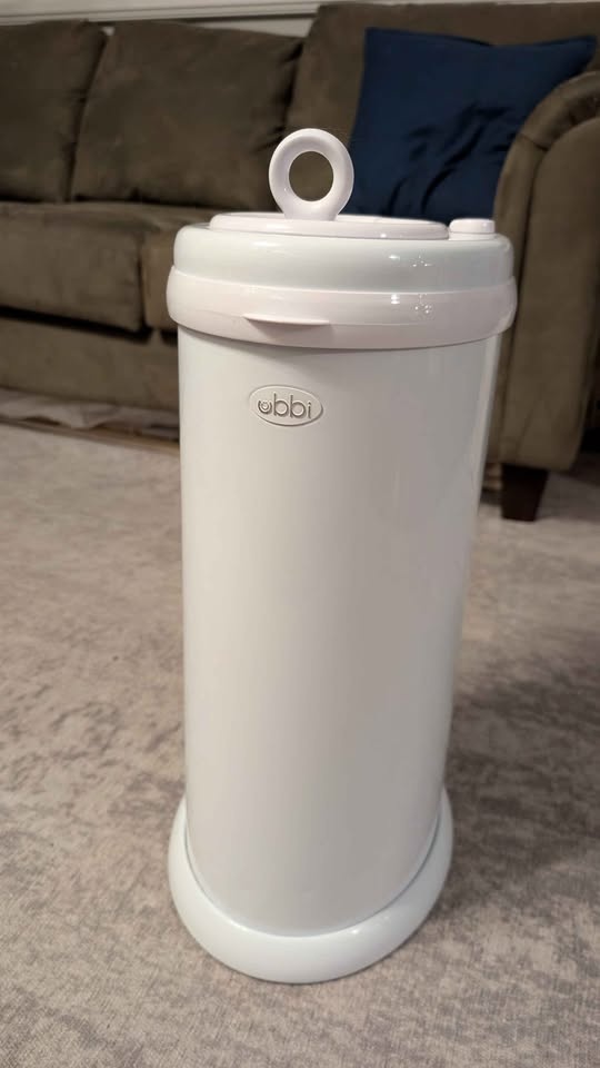 UBBI Diaper Pail - White - photo 2