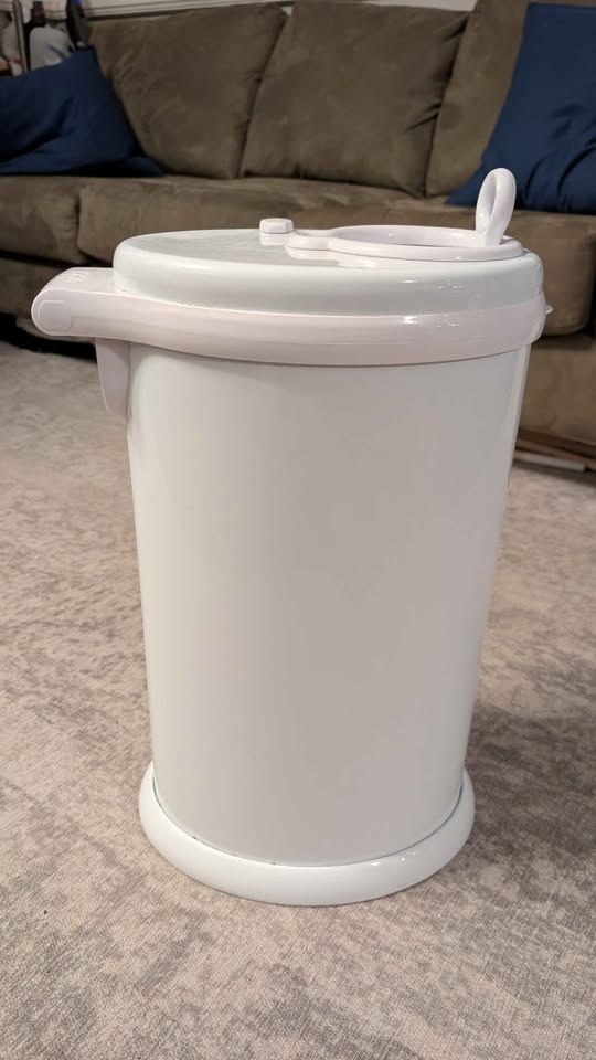 UBBI Diaper Pail - White - photo 5