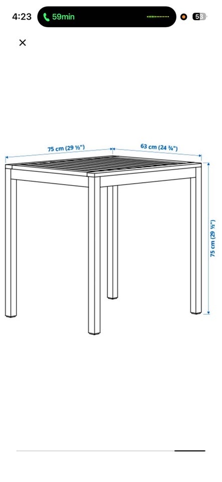 IKEA Nammaro Table (outdoor) - photo 3