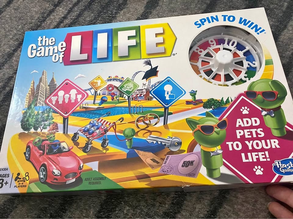 Four Board game bundle- Life, Clue Junior, Mousetrap, Blindfolde