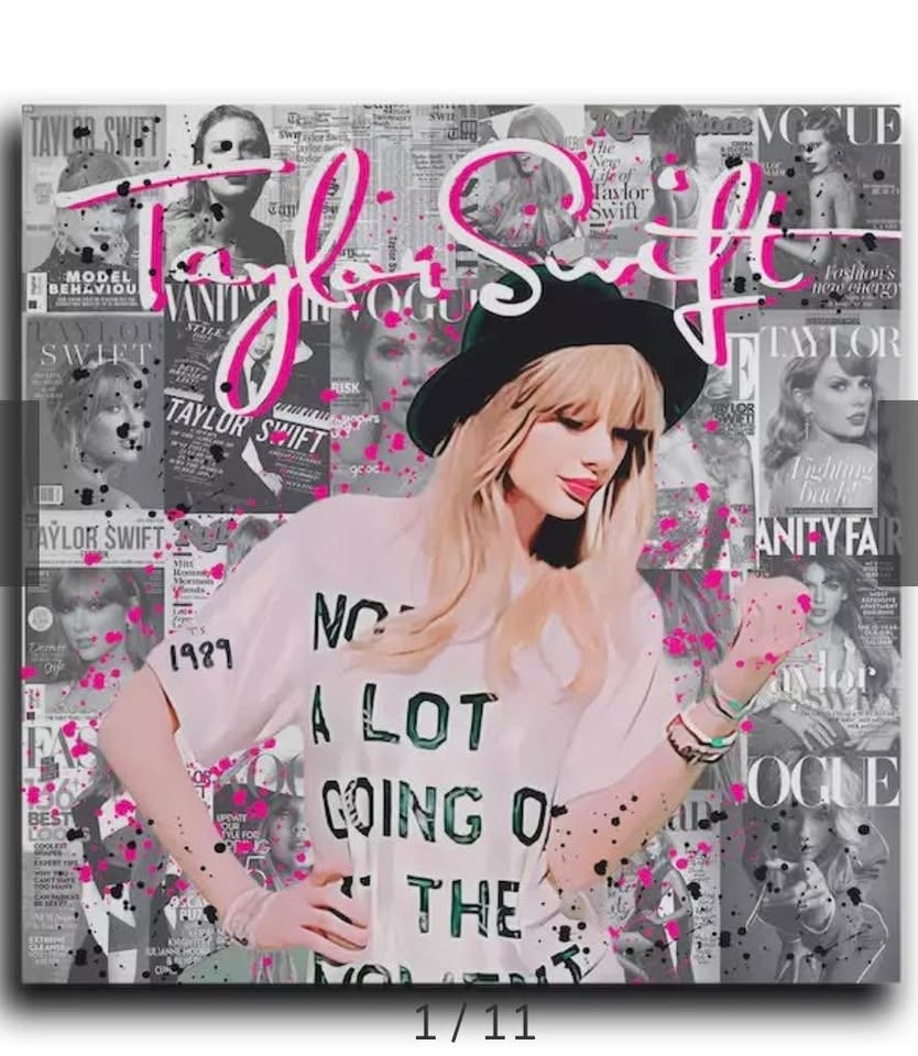 36x36 Stretched Canvas of Taylor Swift - photo 2