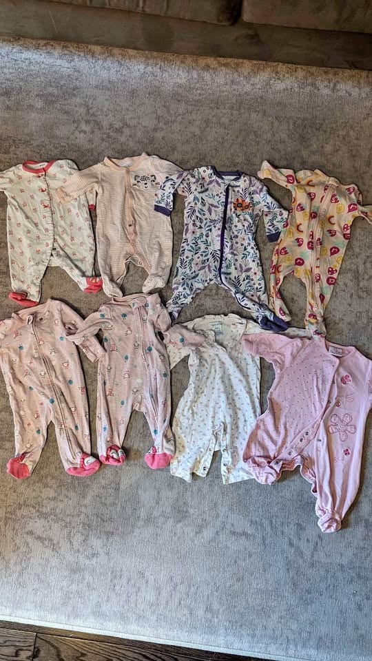 Girl 3 Month Sleeper Pajamas - 4 for $25 / 8 for $40