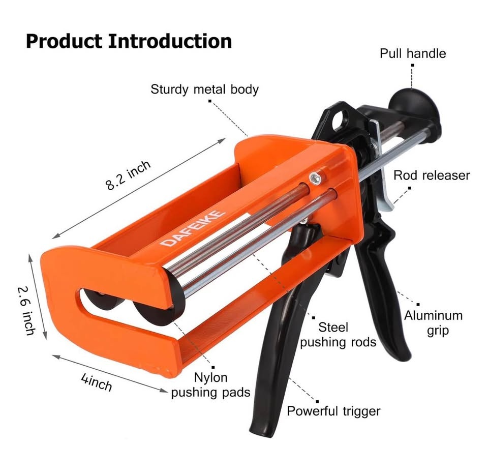 DAFEIKE 400ml Epoxy Gun Dual Component Caulk Gun - photo 5