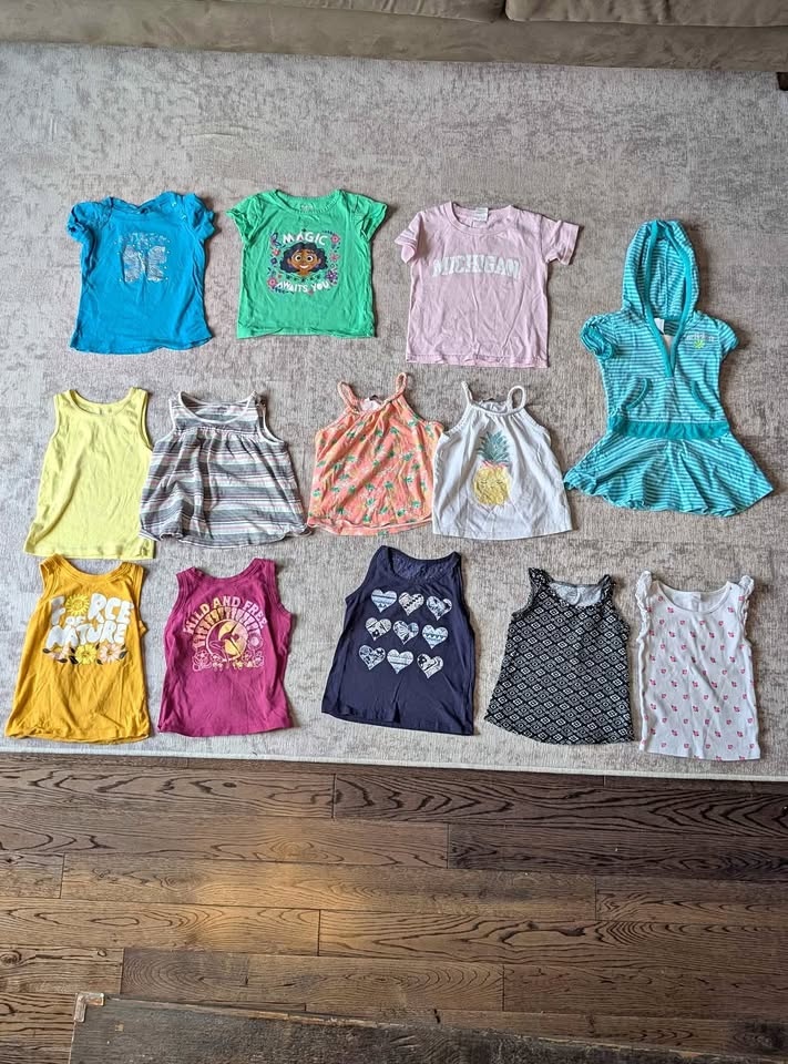 3T Summer Girls Clothing Bundle - 13 Pieces