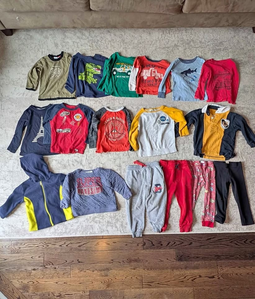 3T Boys Winter/Fall Clothing Bundle - 17 Pieces
