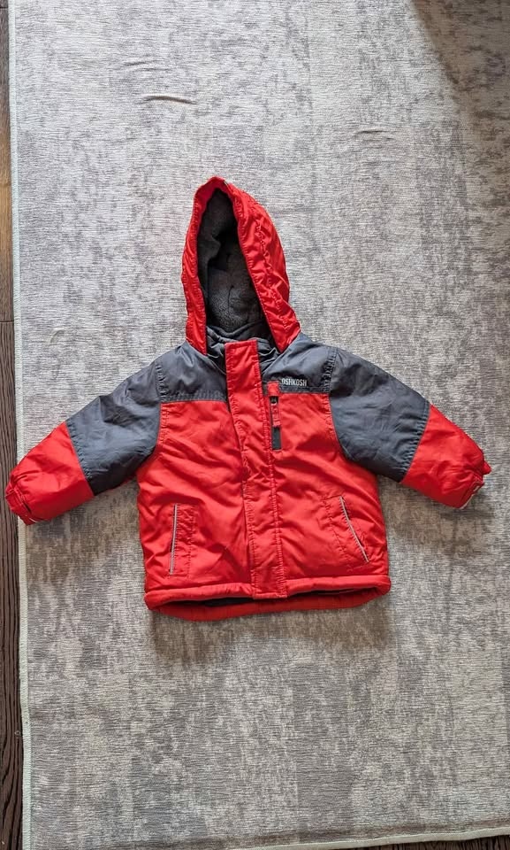 18 month Oshkosh Winter Coat - Red