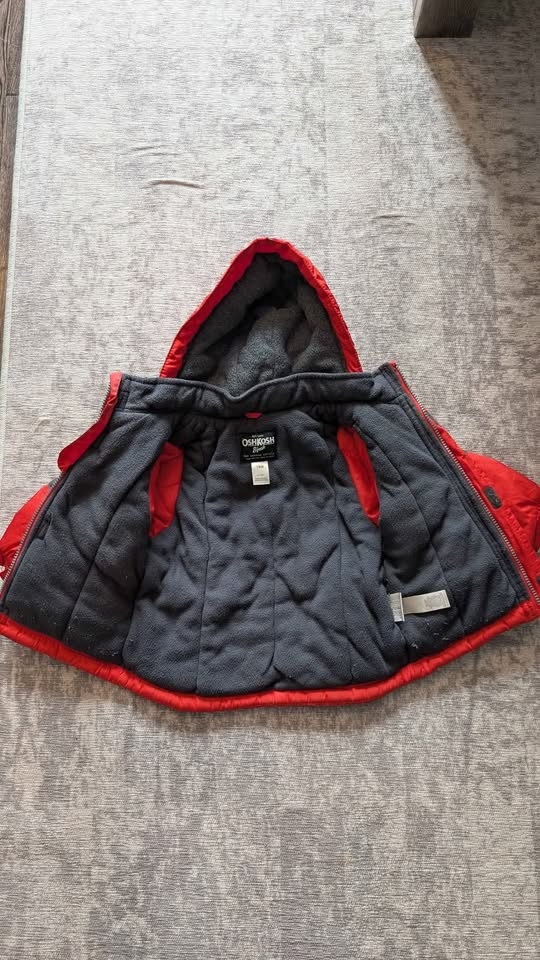 18 month Oshkosh Winter Coat - Red - photo 3