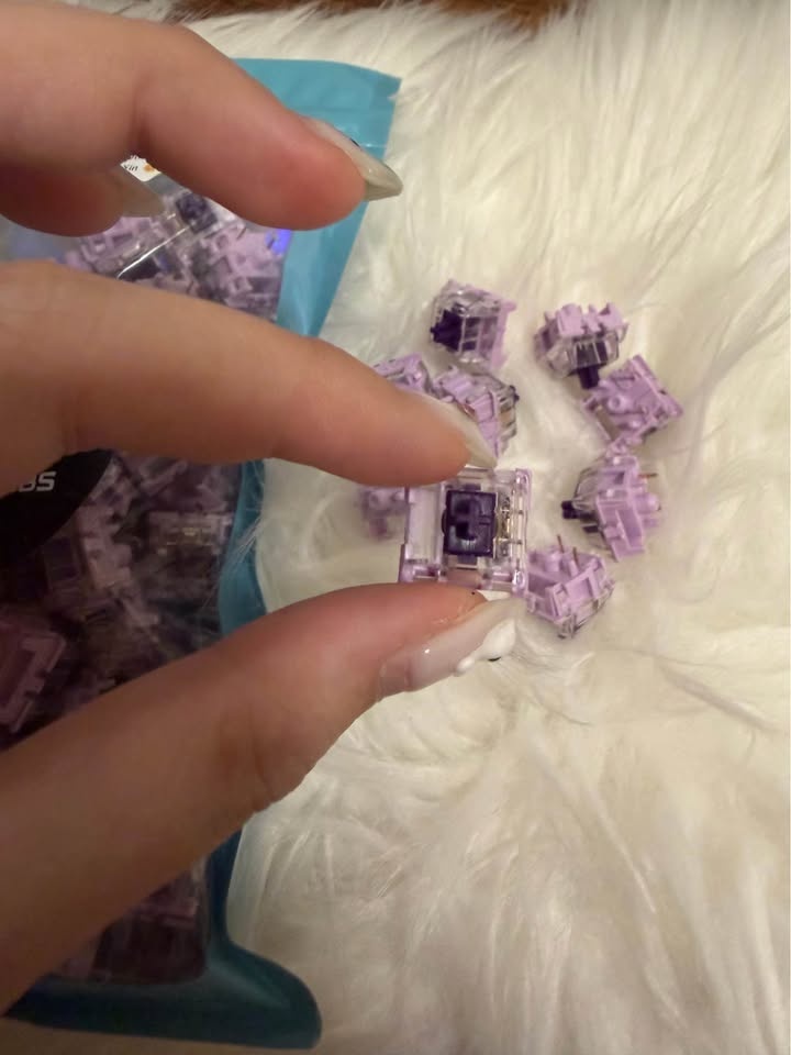 Gazzew Boba Linear Thock (LT) Switches - Hand Lubed (80) - photo 3