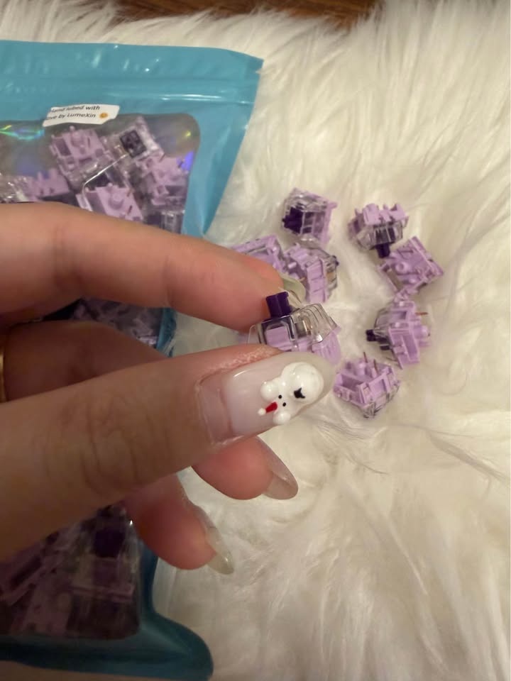 Gazzew Boba Linear Thock (LT) Switches - Hand Lubed (80) - photo 4