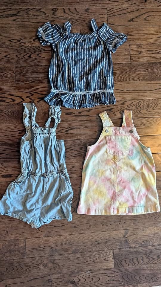 2T-3T Girl Clothes Bundle - Dress, Jumper, Shirt