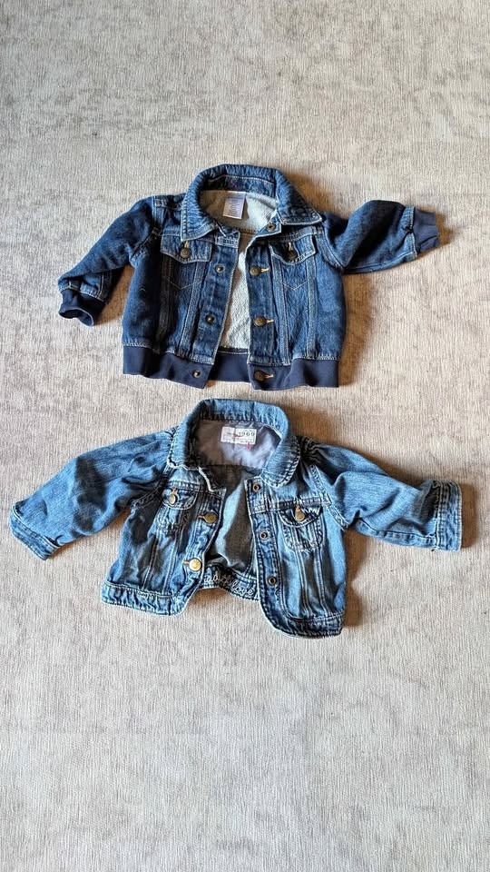 6-12m Baby Girl & Boy Denim Jackets