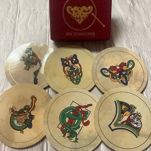 Connemara Bodhrans Irish Coasters Set of 6