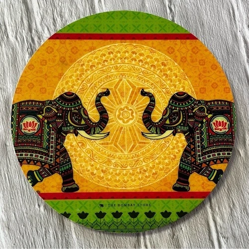 Bombay Store Elephant Round Trivet