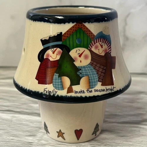 Crazy Mountain Holiday Candle Votive Holders Winter Theme Set of - photo 2