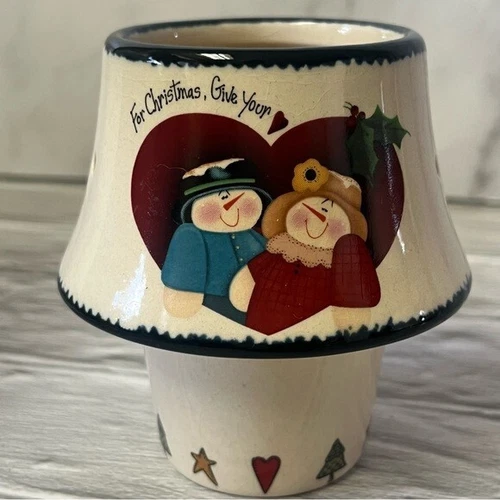 Crazy Mountain Holiday Candle Votive Holders Winter Theme Set of - photo 3