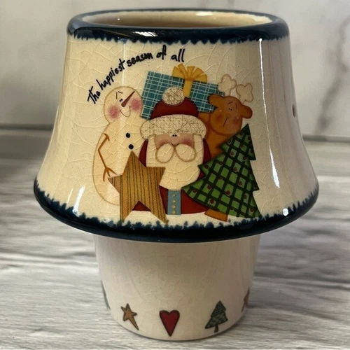 Crazy Mountain Holiday Candle Votive Holders Winter Theme Set of - photo 4