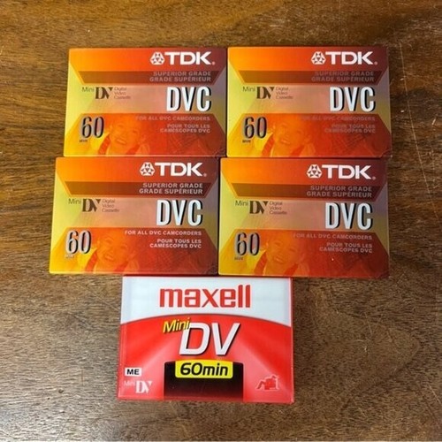 TDK DVC Mini Camcorder Tapes - 60 Min (Set of 4)