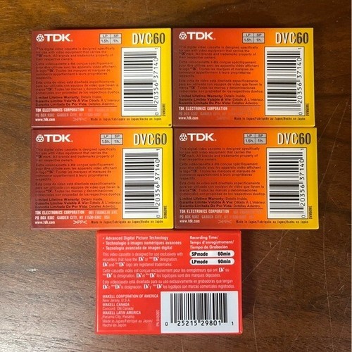 TDK DVC Mini Camcorder Tapes - 60 Min (Set of 4) - photo 2