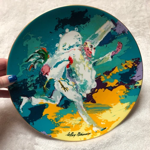 Royal Doulton Leroy Neiman Punchinello Plate w/ Box Papers 1978 - photo 2