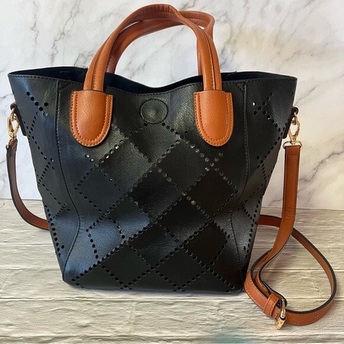 Louenhide Baby Bermuda Two Tone Black & Whisky Tote Bag - photo 2