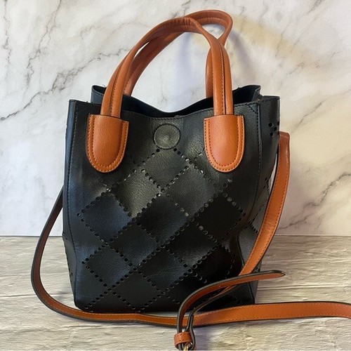 Louenhide Baby Bermuda Two Tone Black & Whisky Tote Bag - photo 4