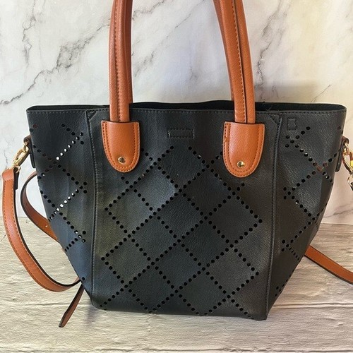Louenhide Baby Bermuda Two Tone Black & Whisky Tote Bag - photo 5