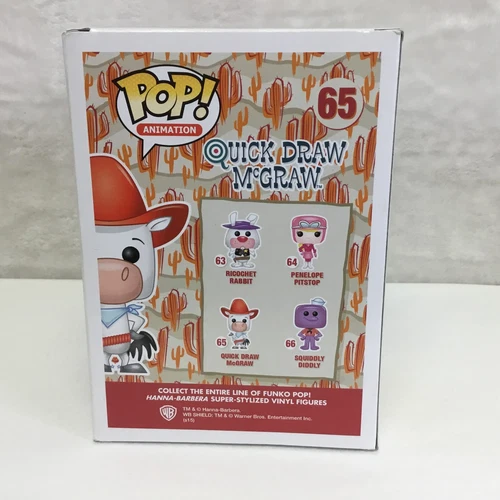 Funko Pop! Quick Draw McGraw #65 Hanna-Barbera Retired/Vaulted - photo 3