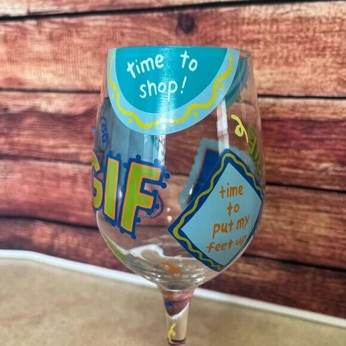 Lolita "TGIF" Thank God It's Friday Wine Goblet - photo 5