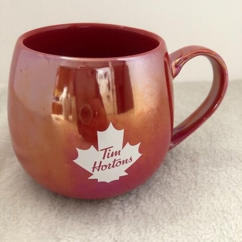 Tim Hortons Iridescent Mug 2020 Edition Red Maple Leaf