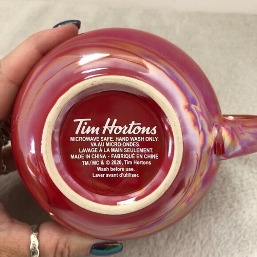 Tim Hortons Iridescent Mug 2020 Edition Red Maple Leaf - photo 3