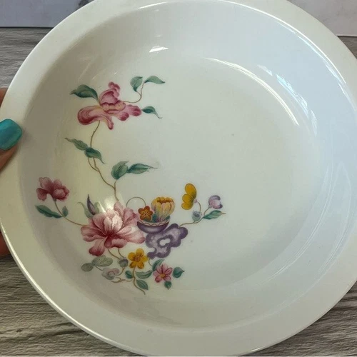 Bareuther Waldsassen Bavaria Germany Floral Serving Salad Bowl 1 - photo 3