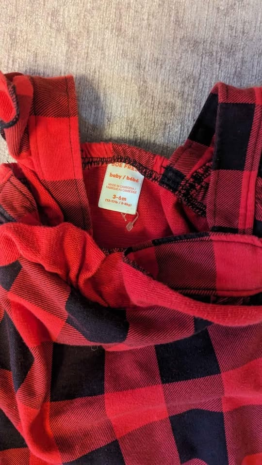 Cute 3-Piece Plaid Dress & Jumper Set (3-6 Months) - photo 3