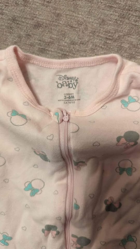 Mini and Mickey Mouse Zipper Sleepers 3-6 Month - photo 5