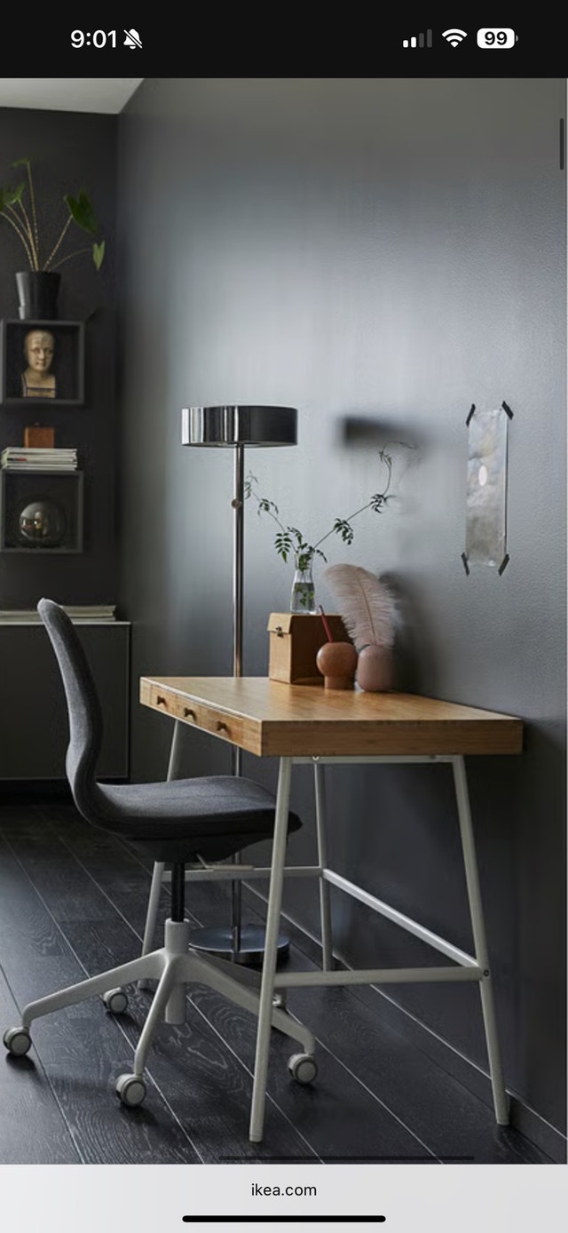 IKEA desk with 3 drawers