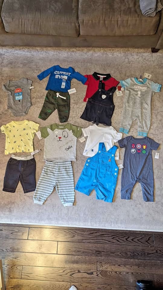 NEW W TAGS 13 pieces 3 month baby boy clothes