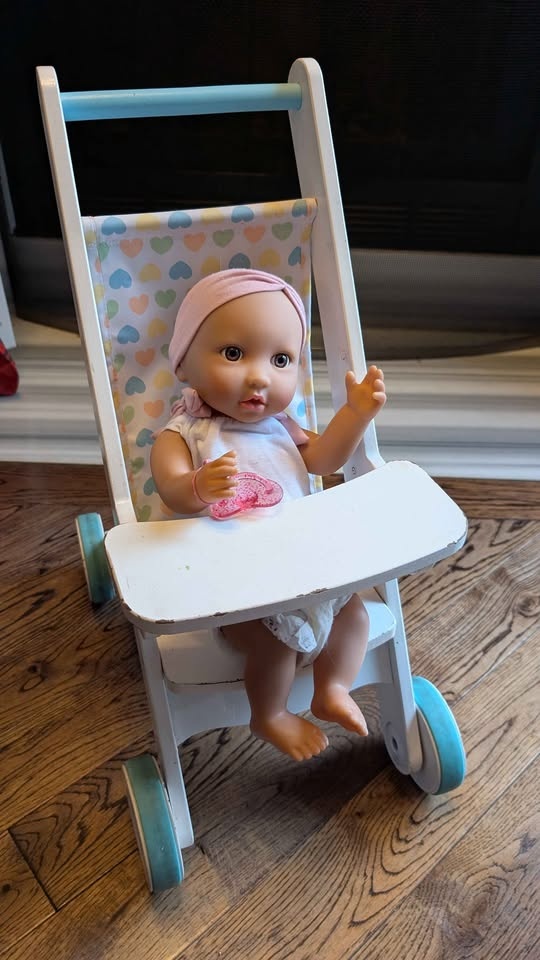 Melissa & Doug Wood Baby Stroller Toy - photo 2
