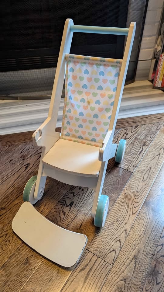 Melissa & Doug Wood Baby Stroller Toy - photo 3