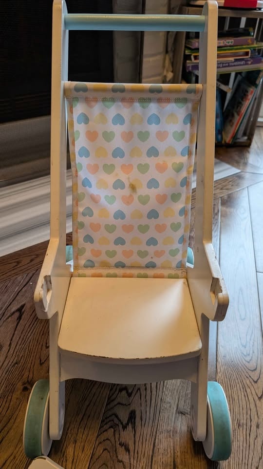 Melissa & Doug Wood Baby Stroller Toy - photo 4