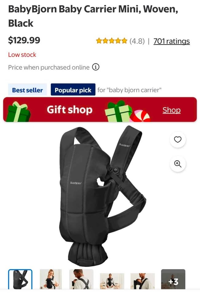 Baby Bjorn Mesh Carrier - photo 2