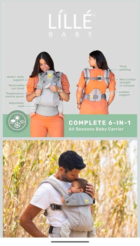 Lillebaby Complete 6-in-1 Mesh Baby Carrier - photo 2