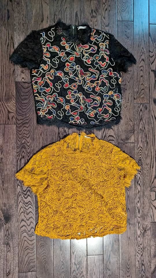 Women's Zara Lace Tops - Size Medium