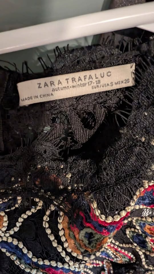 Women's Zara Lace Tops - Size Medium - photo 5