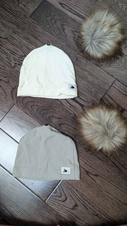 Lille Mus Baby Beanie Hats - Size Small (2 Pack) - photo 2