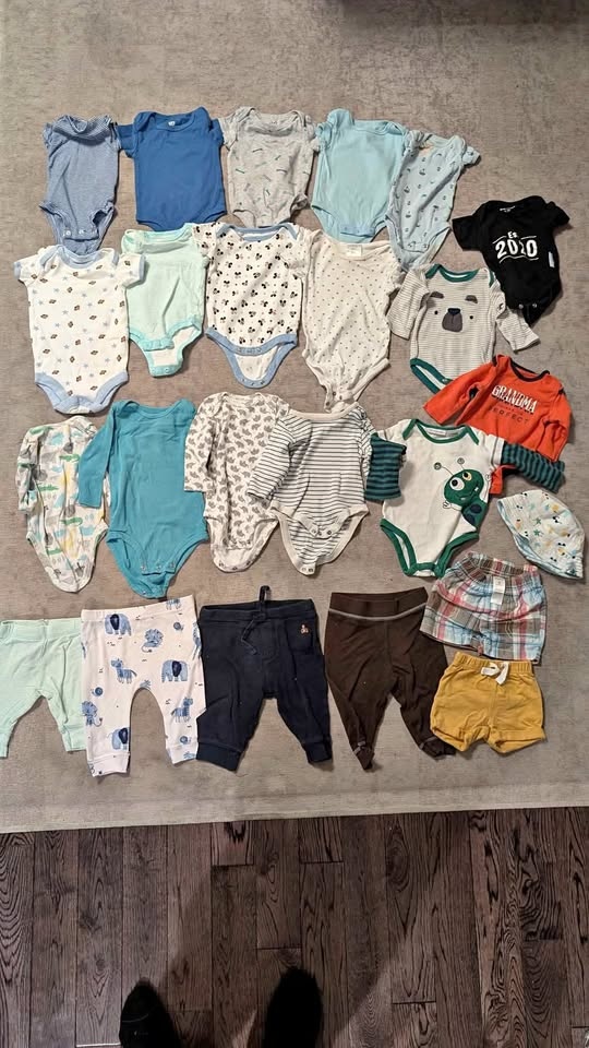 HUGE 24PC bundle Boy Newborn 3-6M