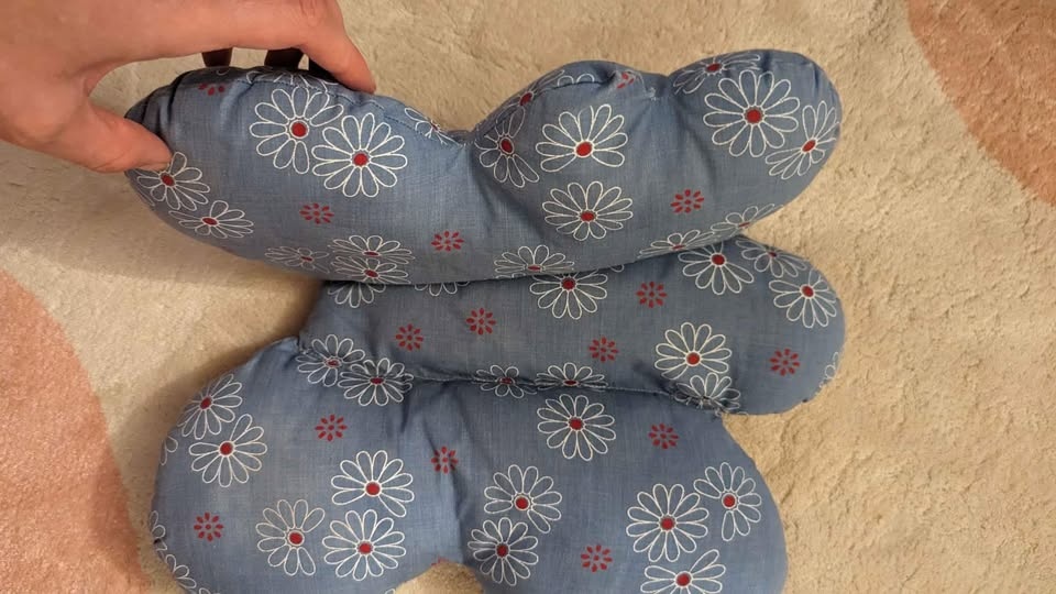 Butterfly Baby Head Pillow for Head Support or Torticollis - photo 2