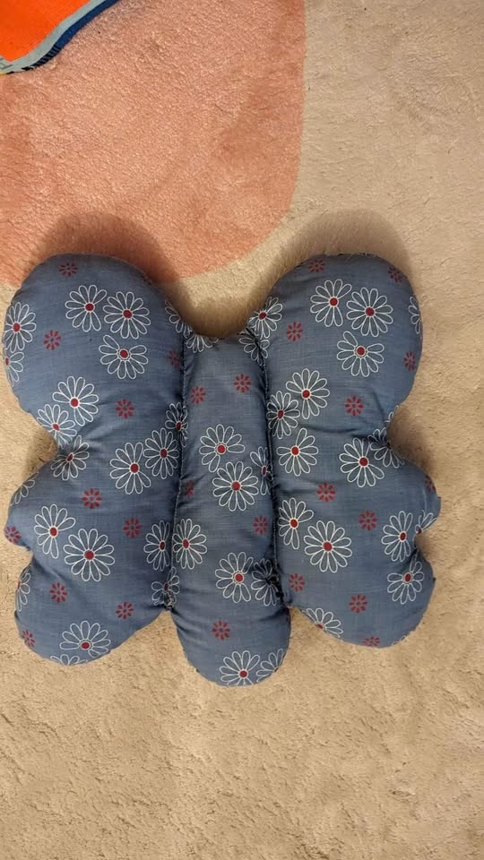 Butterfly Baby Head Pillow for Head Support or Torticollis - photo 3