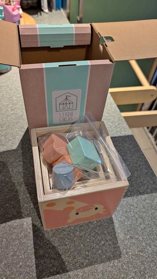 Super cute Stacking boxes with shape sorter