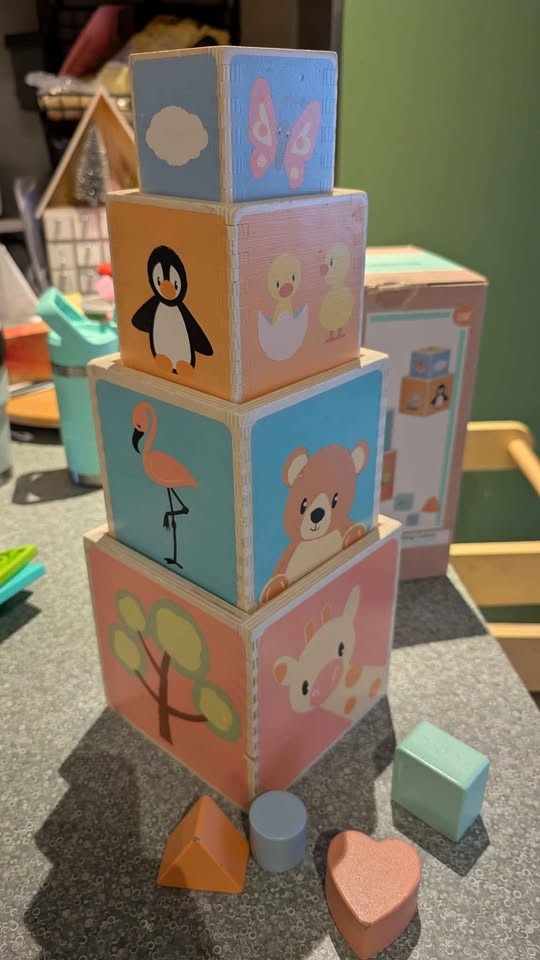 Super cute Stacking boxes with shape sorter - photo 4