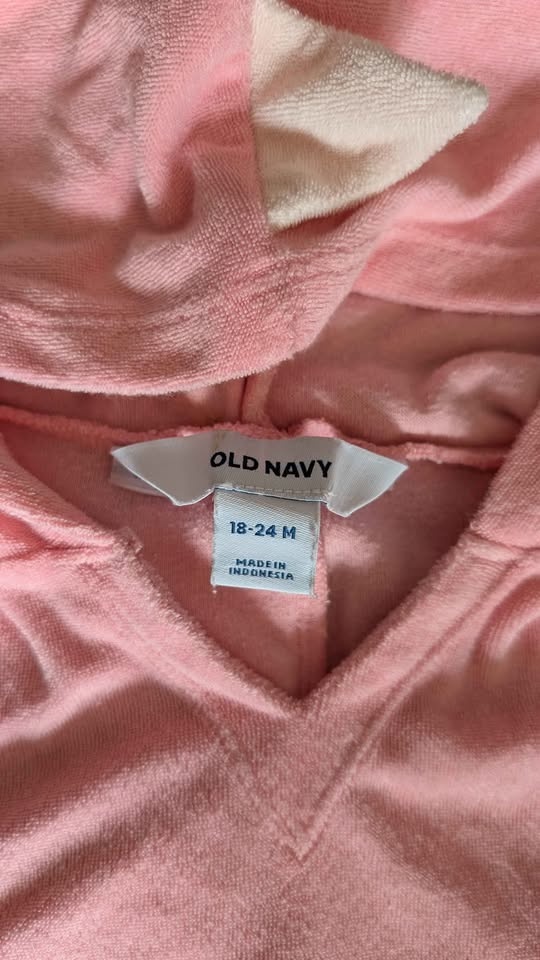 Hooded Swim Towel Cover-ups - Old Navy - Size 18-24m - photo 3
