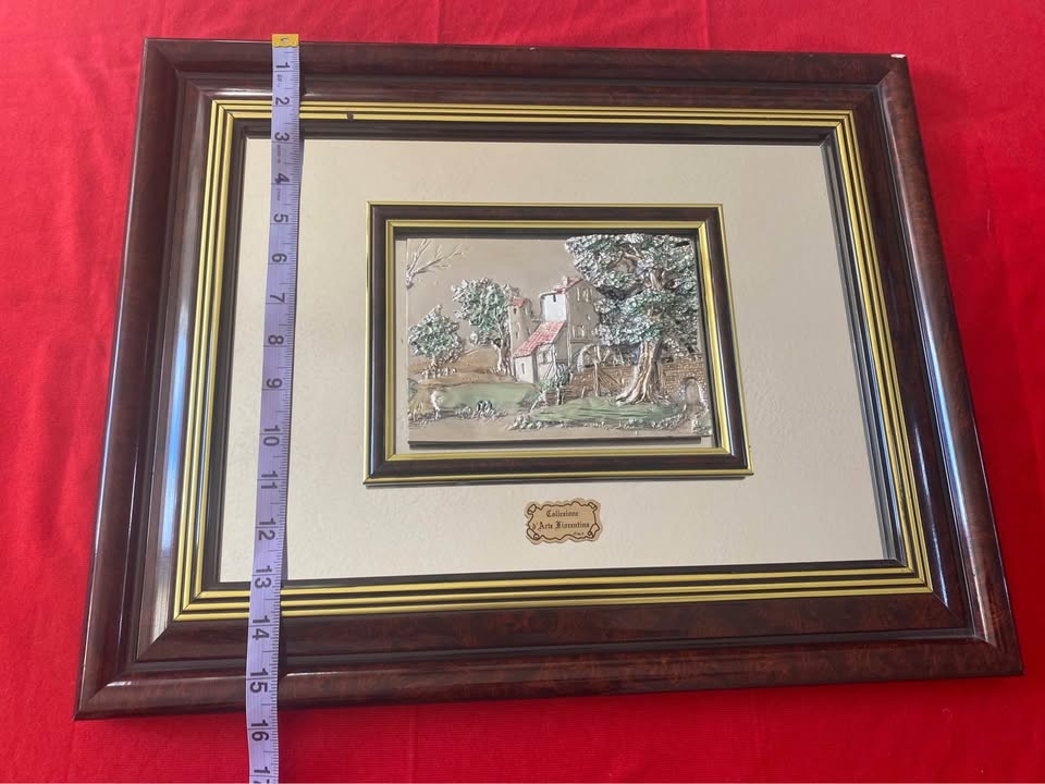 3 Vintage Creazioni Artistiche Mirrors w/ 3D Art - photo 5